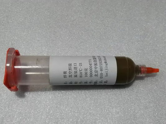 Electrical Conductivity 9.4 X 106 /ohm∙m Vacuum Brazing Paste for Precise and Long-Lasting Joints